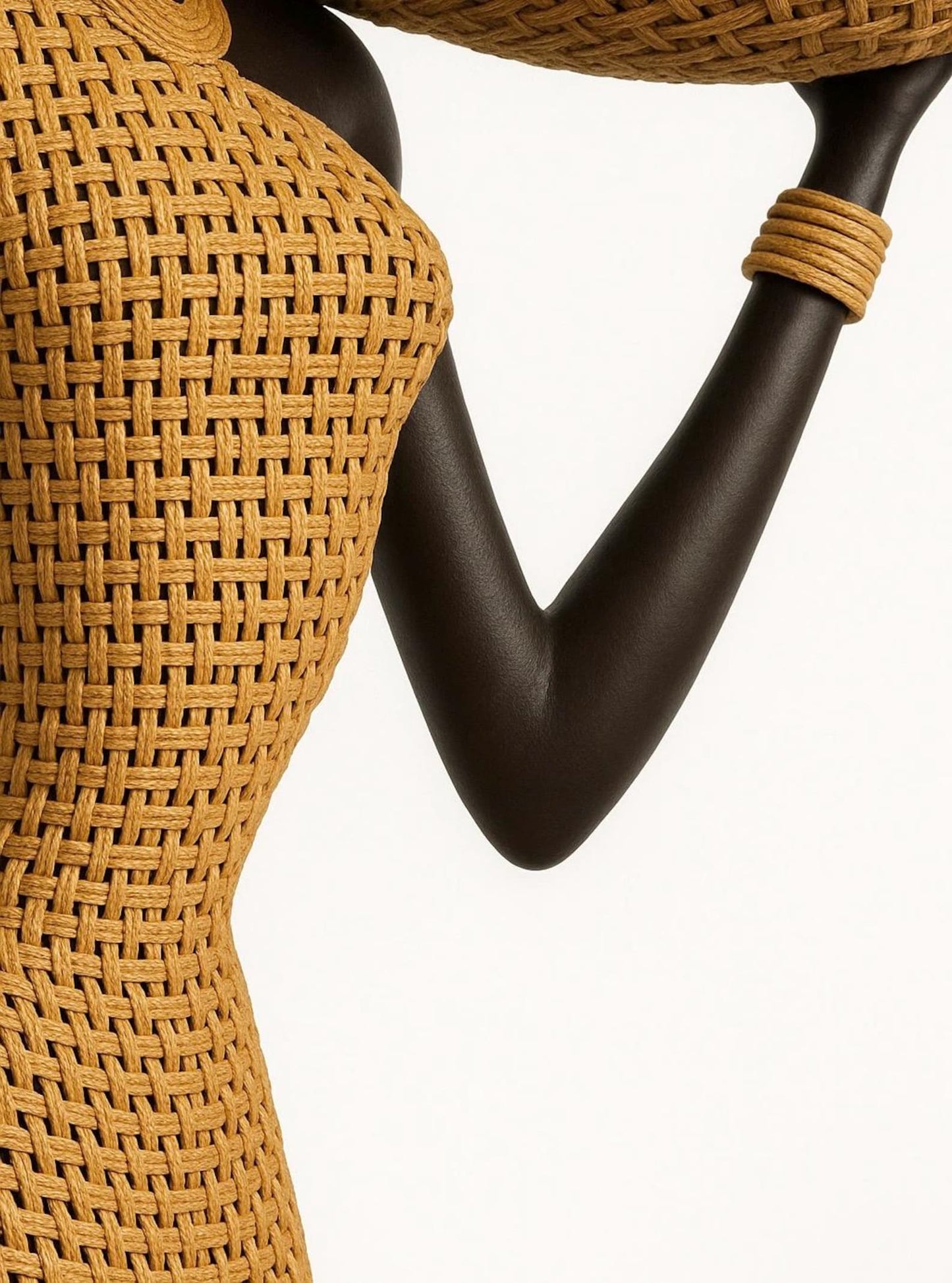 Handcrafted African Tribal Art Statue