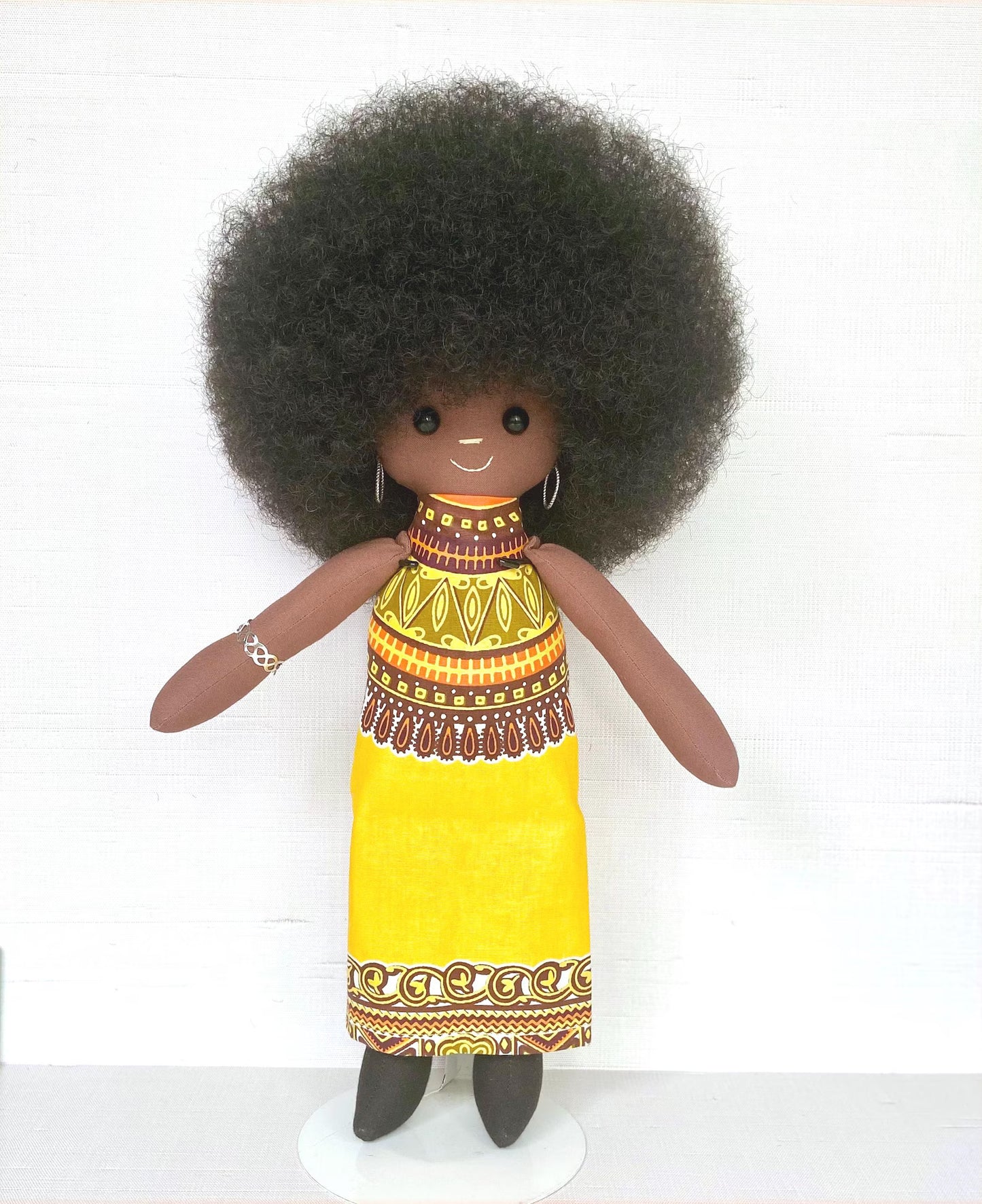 Handmade African Fabric Doll